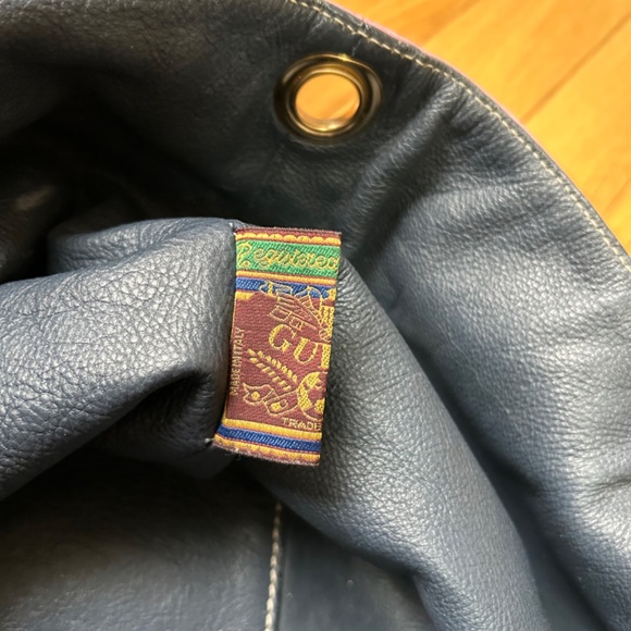 Large fuschia tote bag - Picture 4 of 7